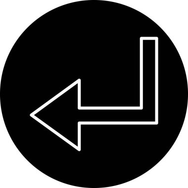 ok simgesinin vektör illüstrasyonu