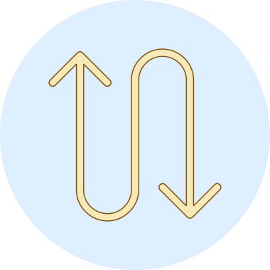 ok simgesi vektör illüstrasyonu