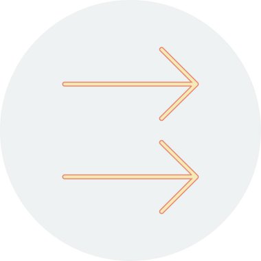 ok simgesi vektör illüstrasyonu