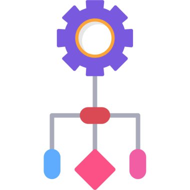 şebeke. Web simgesi basit illüstrasyon