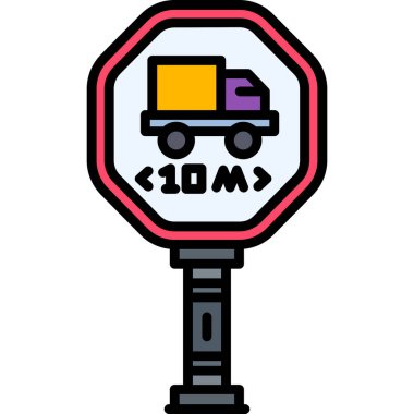 Trafik işareti. Basit tasarım