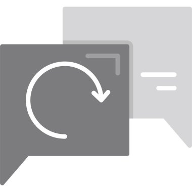 Sohbet yorum mesajı simgesi