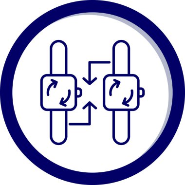 Ok simgesi. Web tasarımı için ok vektör simgelerinin basit çizimi