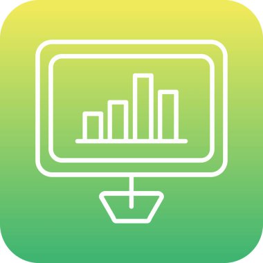 Vektör Analiz Simgesi illüstrasyonu