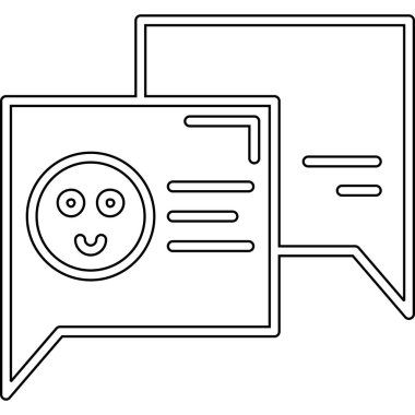 gülümsemeli konuşma balonu kawaii karakter vektör çizimi tasarımı