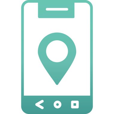 Harita işaretleyici vektör simgesi