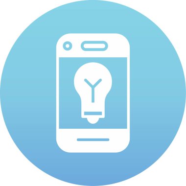 Benzersiz telefon simgesi vektör illüstrasyonu