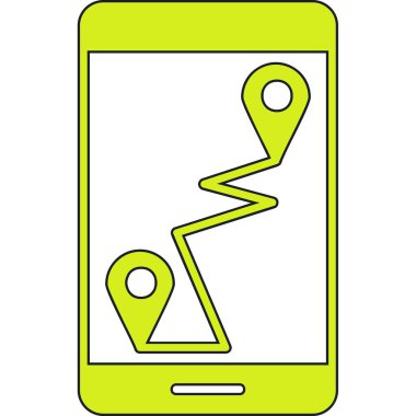 cep telefonu ikonu vektör illüstrasyonu