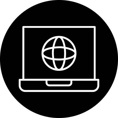 seo modern simgesinin vektör illüstrasyonu