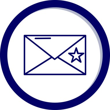 posta simgesi, vektör illüstrasyonu