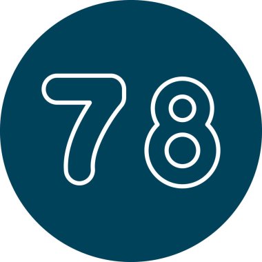 76 yıllık ikon, 787, gün ve noel vektör illüstrasyonu