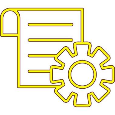 Modern simgenin vektör illüstrasyonu