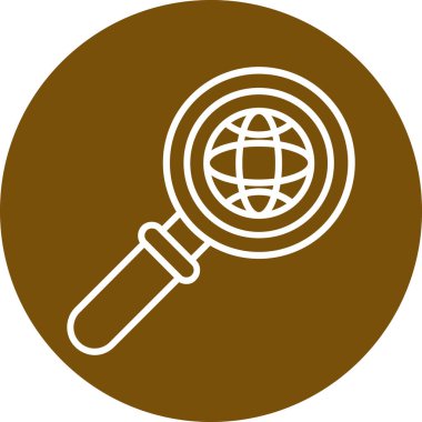 dünya simgesi, modern vektör illüstrasyon tasarımı