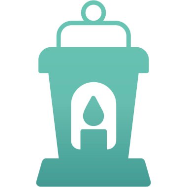 Bir kahve simgesinin vektör çizimi