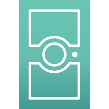 Kamera. Web simgesi basit illüstrasyon