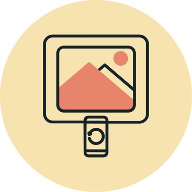 Modern b 'nin vektör illüstrasyonu eksik simgesi