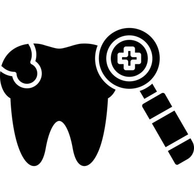 diş bakımı vektör simgesi