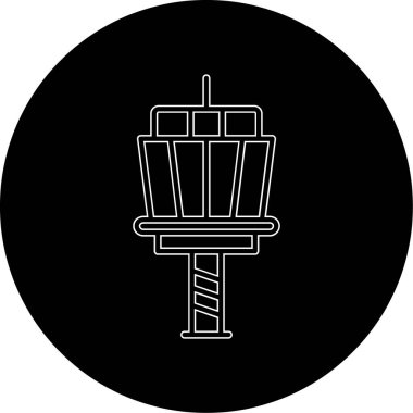 Mumlu bir fenerin vektör çizimi