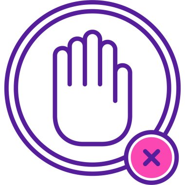 el simgesi, vektör illüstrasyonu