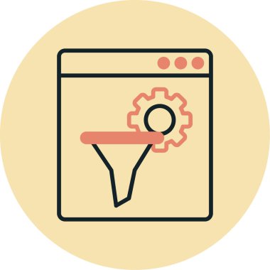 Web tasarım vektörü simgesi