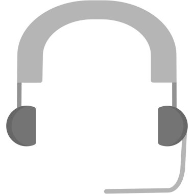 Kulaklıklar Düz Vektör Simgesi