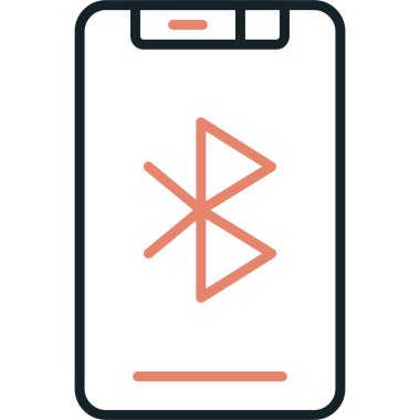 bluetooth. Web simgesi basit illüstrasyon