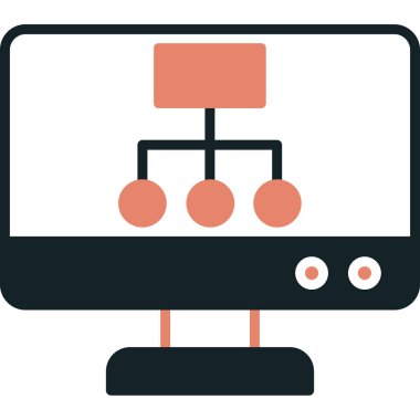 ağ paylaşım simgesi çizimi