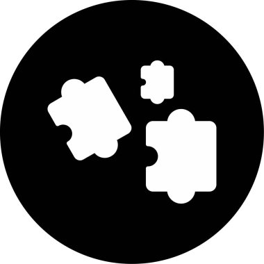 Bulmaca modern simgesinin vektör çizimi