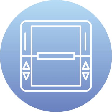 Fırın simgesi, vektör çizimi