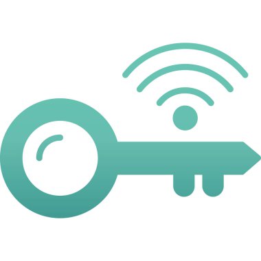 trend biçimi izole edilmiş arkaplanda anahtar simgesi