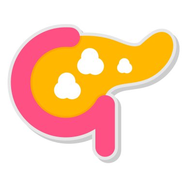 insan karaciğer vektör çizim