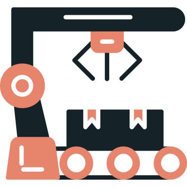 tren. Web simgesi basit illüstrasyon