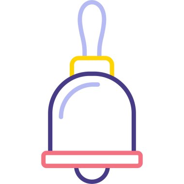 Bir çan simgesinin vektör illüstrasyonu