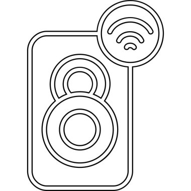 Kablosuz ağ simgesi. Beyaz arkaplanda kablosuz kablosuz kablosuz ağ sembolü vektörü