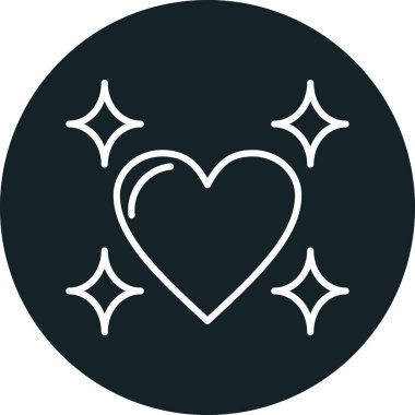 kalp vektör simgesi