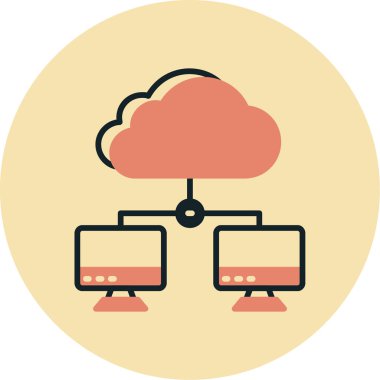 Bulut hesaplama. Web simgesi