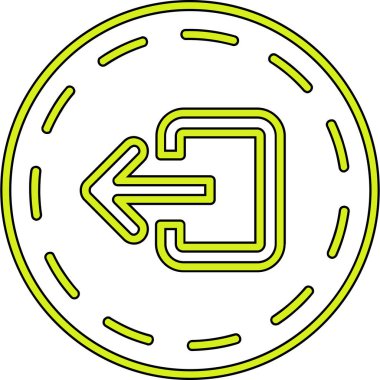 Paranın karikatür simgesinin vektör çizimi