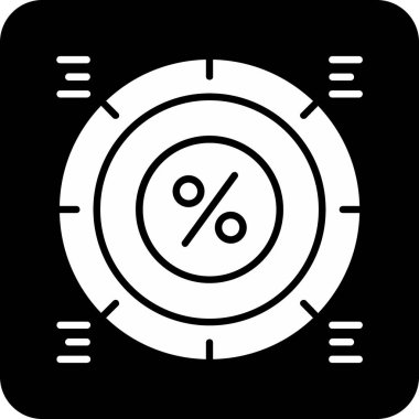 Modern bir simgenin vektör illüstrasyonu