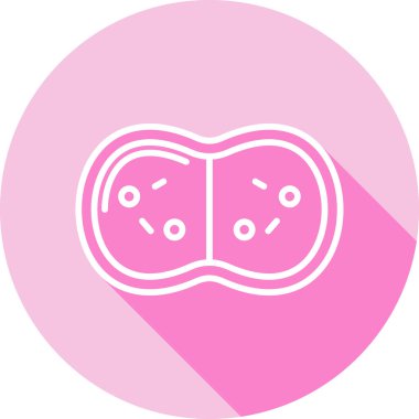 donut. Web simgesi basit illüstrasyon