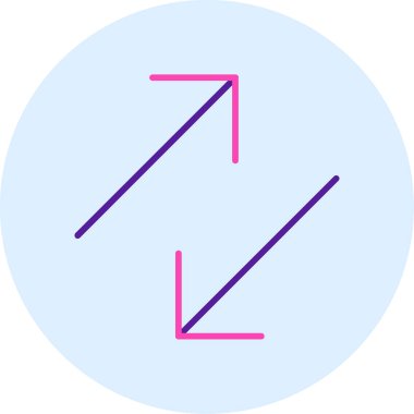 Ok. Web simgesi basit illüstrasyon