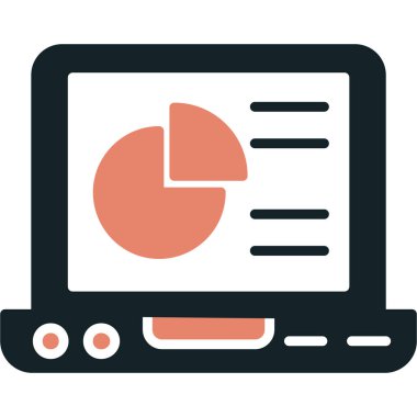 iş veri analiz simgesi doldurulmuş özet biçimi