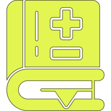 Tıbbi bir simgenin vektör illüstrasyonu