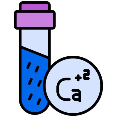 B harfli test tüpü. bir harf vektör simgesi düz renk izole edilmiş test tübü
