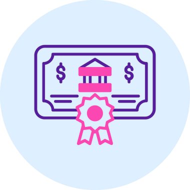 bankacılık simgesi vektör illüstrasyonu