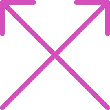 ok modern simgesinin vektör illüstrasyonu