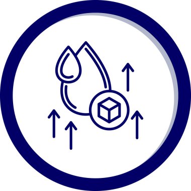 ok modern simgesinin vektör illüstrasyonu