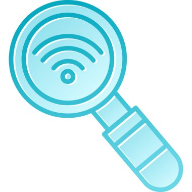 WiFi sinyal izole simgesi