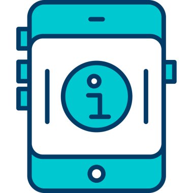 Vektör Mobil simge illüstrasyonu