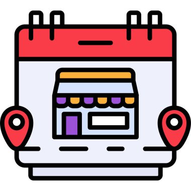 harita simgesi vektör illüstrasyonu