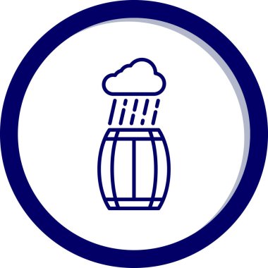 alkol içeceği web simgesi, basit vektör illüstrasyonu